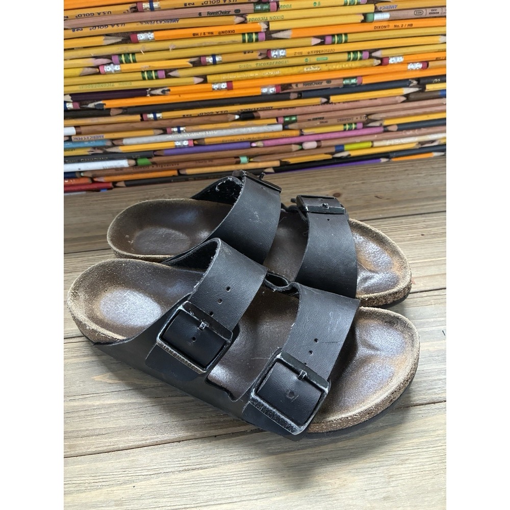 Birkenstock Leather Black Womens Size 39 US Size 8